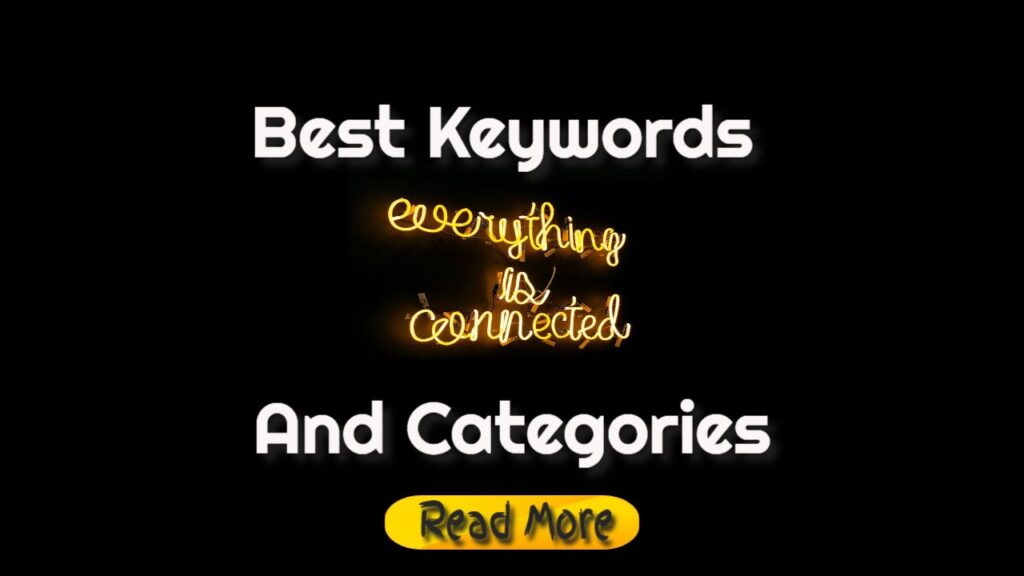 best keywords and categries
