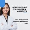 Acupuncture Holistic Medicine Treating Modern Ailments.