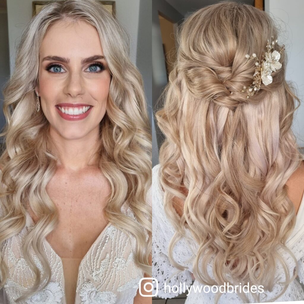 Bridal hairstyling