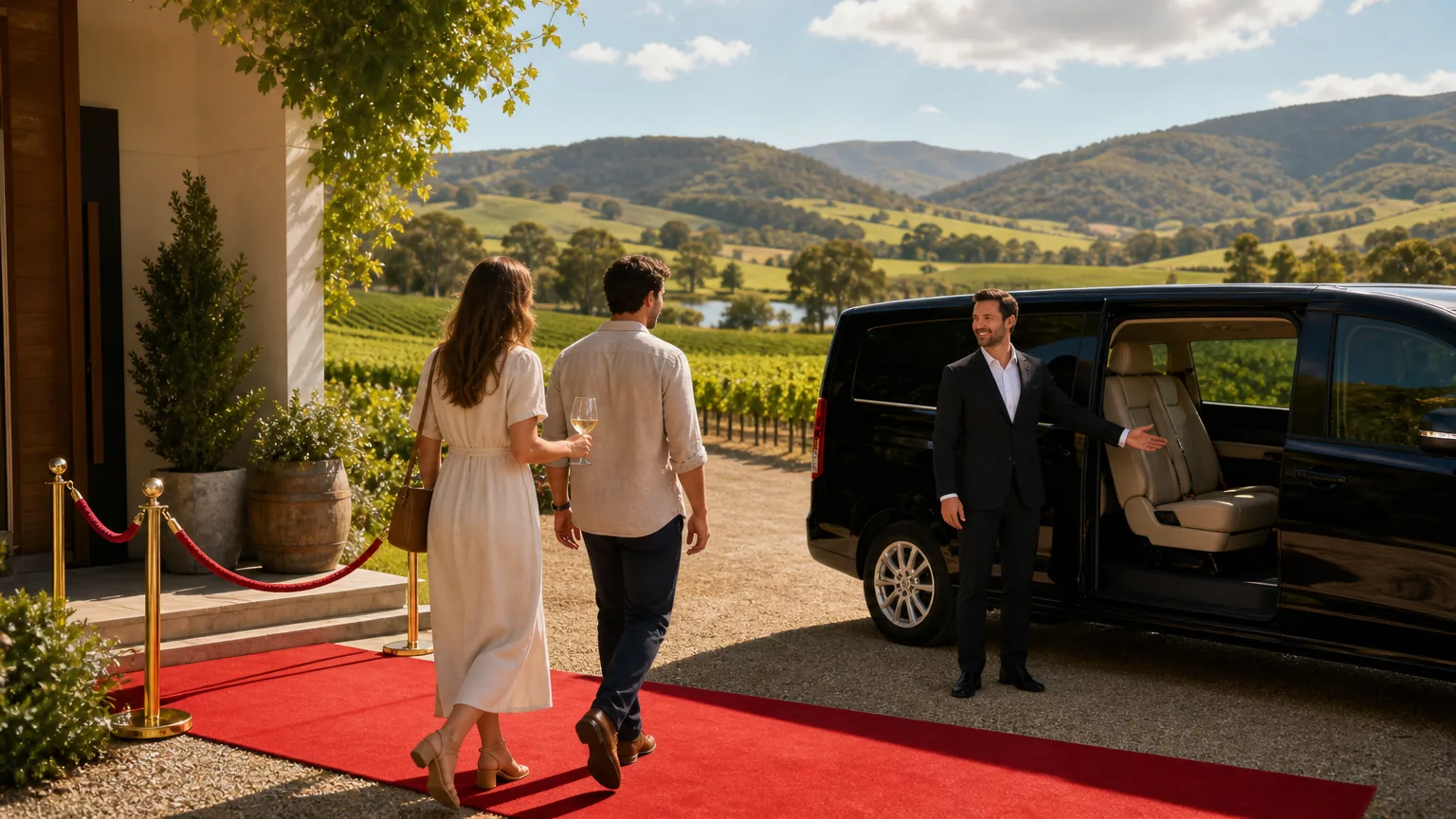 Red Carpet Wine Tours: visual reference for 1. Red Carpet Wine Tours: Tailored Private Tours from Your Doorstep