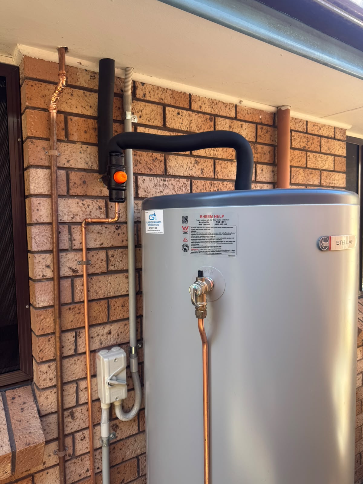 New hot water system installed at a Wollongong home
