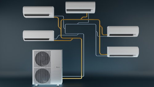 Multi-System Air Conditioner with One Outdoor Unit and Several Indoor Units