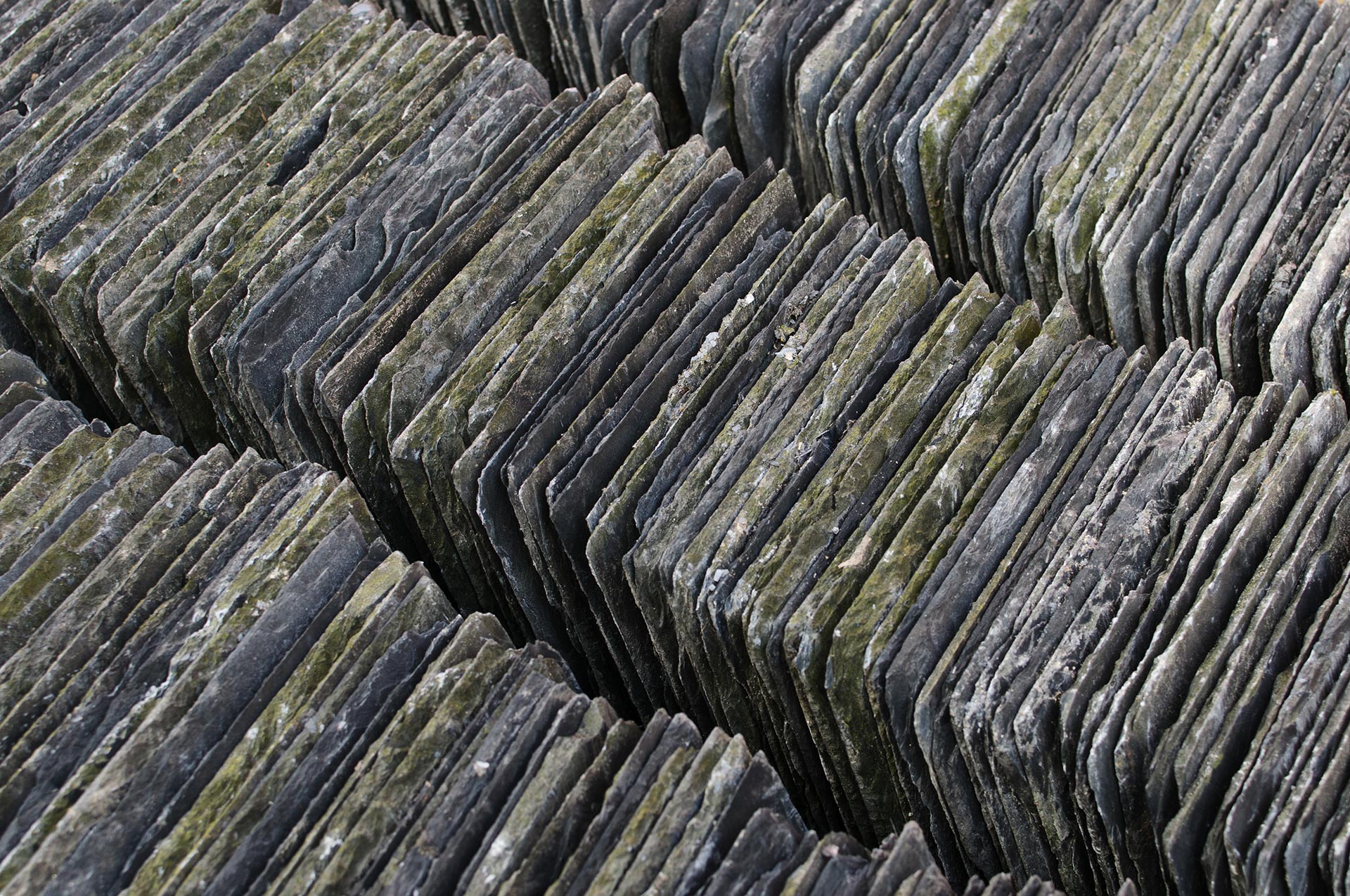 Reclaimed slate used for a slate roof repair in Sydney